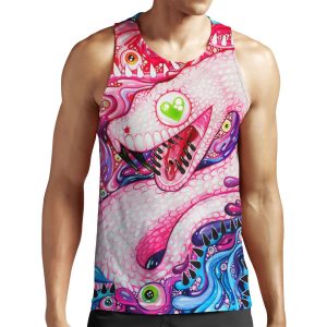 Glittersnake Acrylic Painting All-over-print Unisex Tank Top