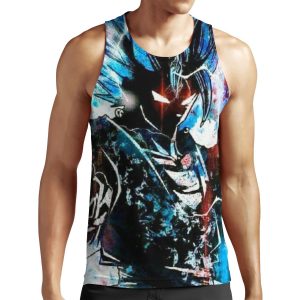 Gogeta Ssj God Blue All-over-print Unisex Tank Top