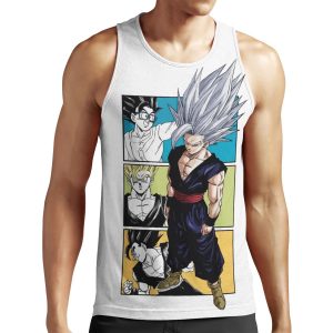 Gohan Beast Dragon Ball Super Super Hero Manga Cover Chapter 404 Inspired All-over-print Unisex Tank Top