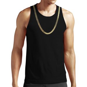 Gold Chain All-over-print Unisex Tank Top