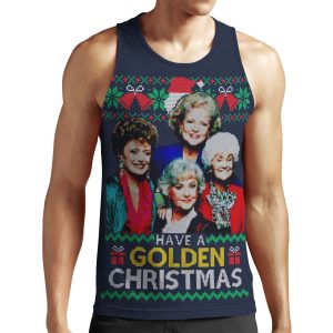 Golden Christmas All-over-print Unisex Tank Top