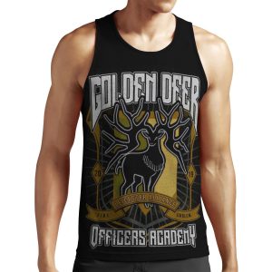 Golden Deer Crest All-over-print Unisex Tank Top