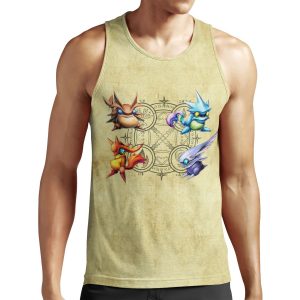 Golden Sun Djinn All-over-print Unisex Tank Top