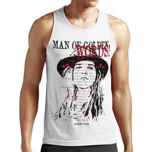 Golden Words I All-over-print Unisex Tank Top