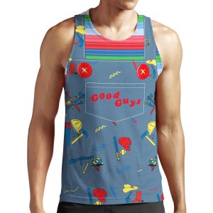 Good Guys Child S Play Chucky Killer Doll Overalls All-over-print Unisex Tank Top
