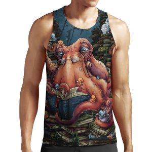 Grandpa Octopus All-over-print Unisex Tank Top