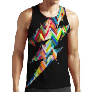Graphic Lighting All-over-print Unisex Tank Top