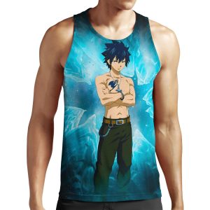 Gray Fullbuster Fairy Tail Anime Galaxy All-over-print Unisex Tank Top