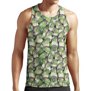Green Cheeked Conures All-over-print Unisex Tank Top