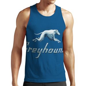 Greyhound Blue Bus Logo All-over-print Unisex Tank Top
