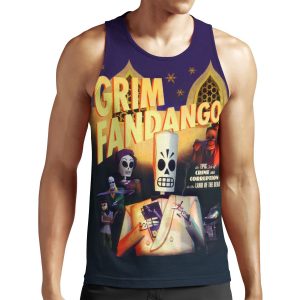 Grim Fandango High Contrast All-over-print Unisex Tank Top
