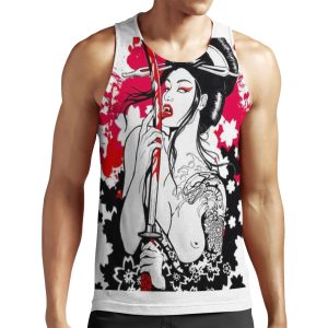 Gueixa New Sexy Funny All-over-print Unisex Tank Top