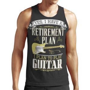 Guitar Retirement Plan All-over-print Unisex Tank Top
