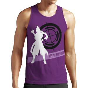 Gundam Tanaka Silhouette All-over-print Unisex Tank Top