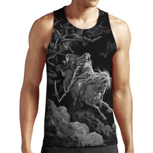 Gustave Dore Death On The Pale Horse Resized All-over-print Unisex Tank Top