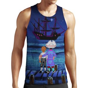 Guybrush And Stan Monkey Island All-over-print Unisex Tank Top