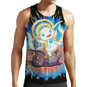 Gyodaelyn Kick All-over-print Unisex Tank Top