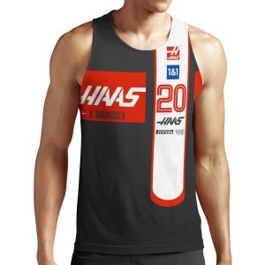 Haas F1 2022 Nose Magnussen All-over-print Unisex Tank Top