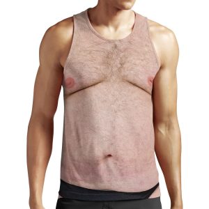 Hairy Belly All-over-print Unisex Tank Top