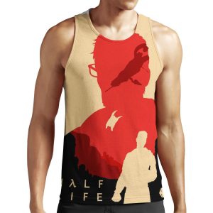Half Life Minimalist All-over-print Unisex Tank Top