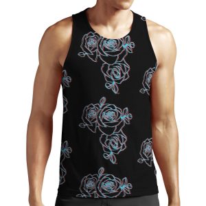 Halsey Roses All-over-print Unisex Tank Top