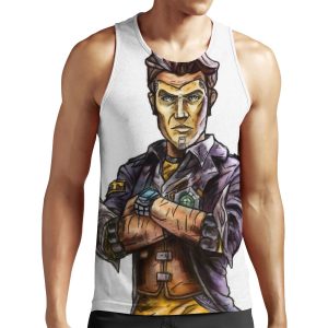 Handsome Jack Borderlands 2 All-over-print Unisex Tank Top