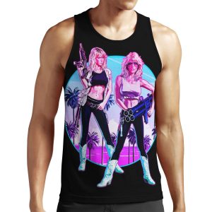 Hard Ticket To Hawaii Big Guns All-over-print Unisex Tank Top