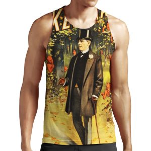 Harry Kellar American Magician Illusionist Performances Vintage Theater Advertisement All-over-print Unisex Tank Top