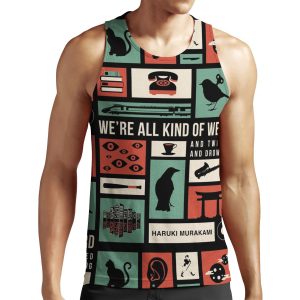 Haruki Murakami All-over-print Unisex Tank Top
