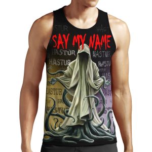 Hastur Say My Name All-over-print Unisex Tank Top