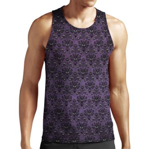 Haunted Mansion Wallpaper All-over-print Unisex Tank Top
