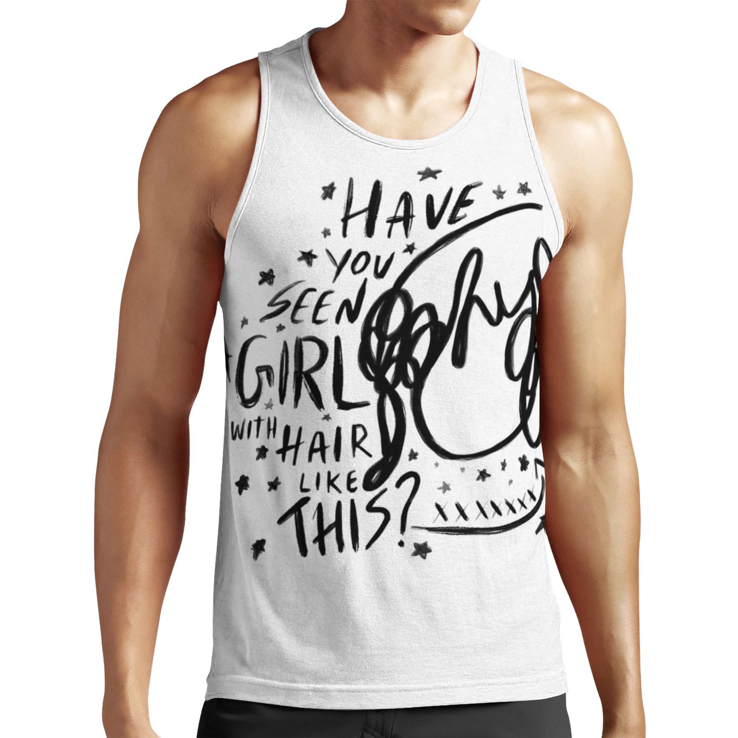 Have You Seen A Girl With Hair Like That All-over-print Unisex Tank Top