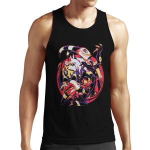Hazbin Hotel Merch Helluva Boss Group All-over-print Unisex Tank Top