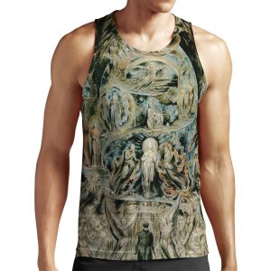 Hd Meditations Among The Tombs By William Blake High Definition All-over-print Unisex Tank Top