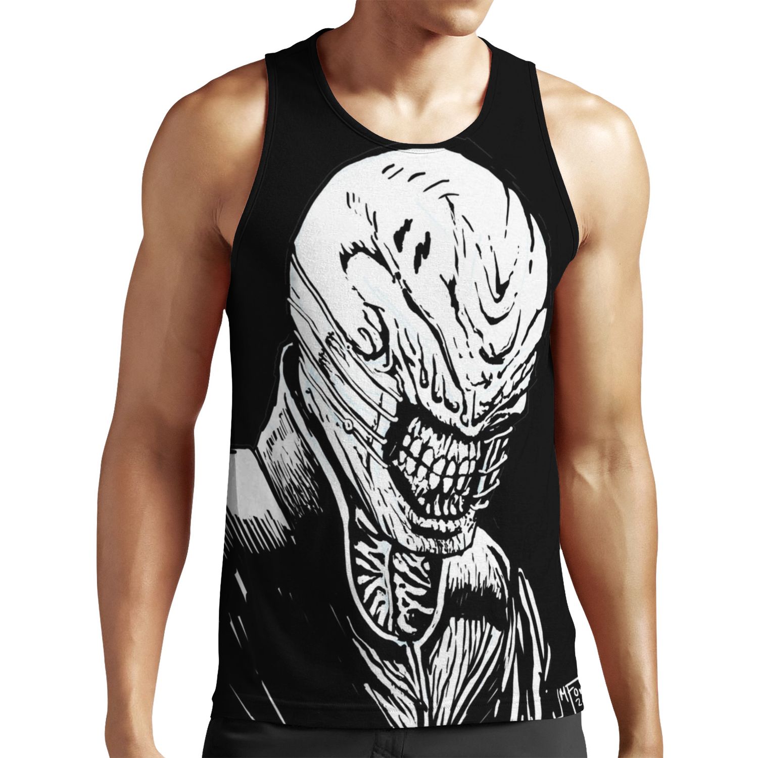 Hellraiser Cenobite Chatterer All-over-print Unisex Tank Top