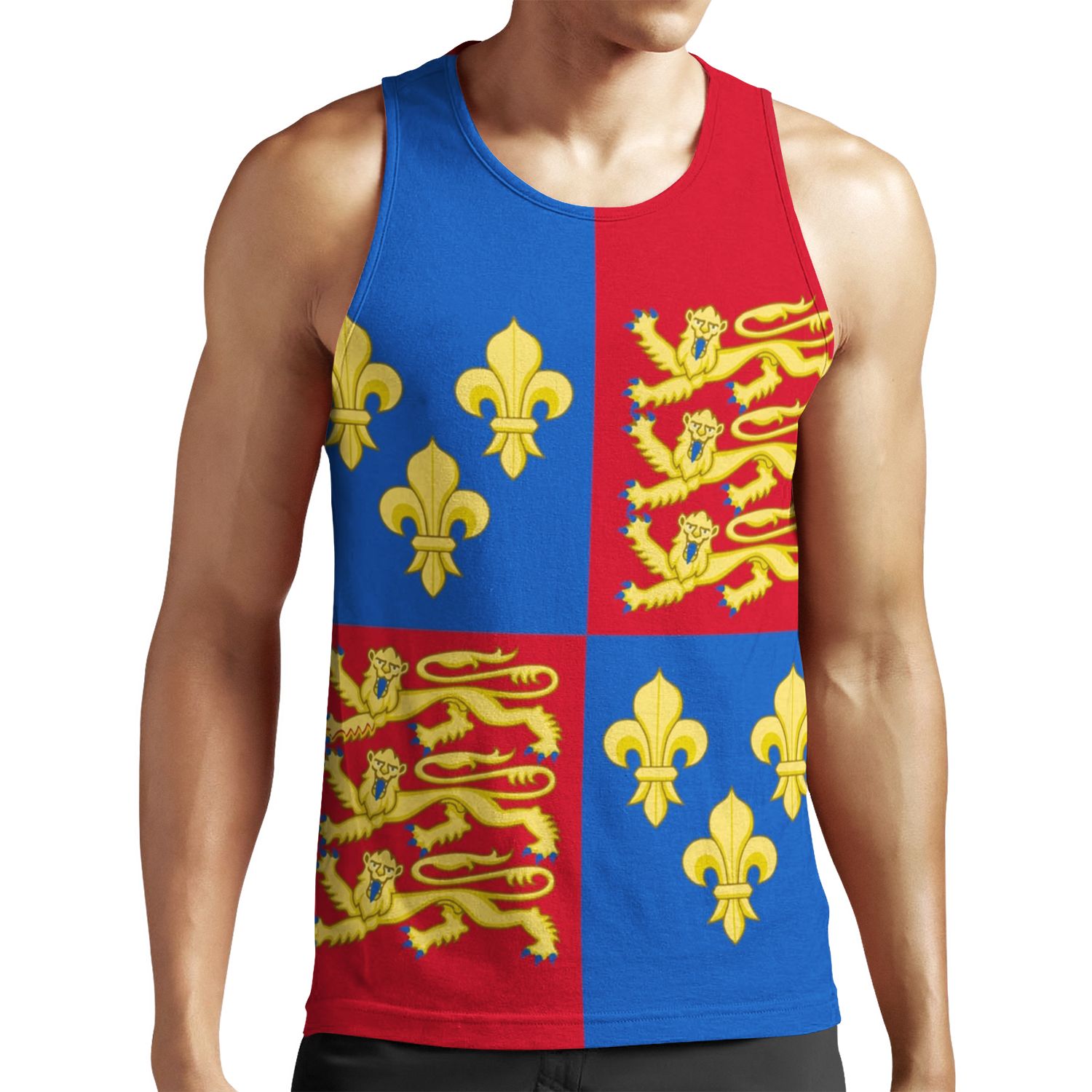 Henry V Royal Arms Of England 1399 1603 All-over-print Unisex Tank Top