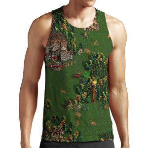 Heroes Of Might And Magic Iii Upscaled Screenshot All-over-print Unisex Tank Top