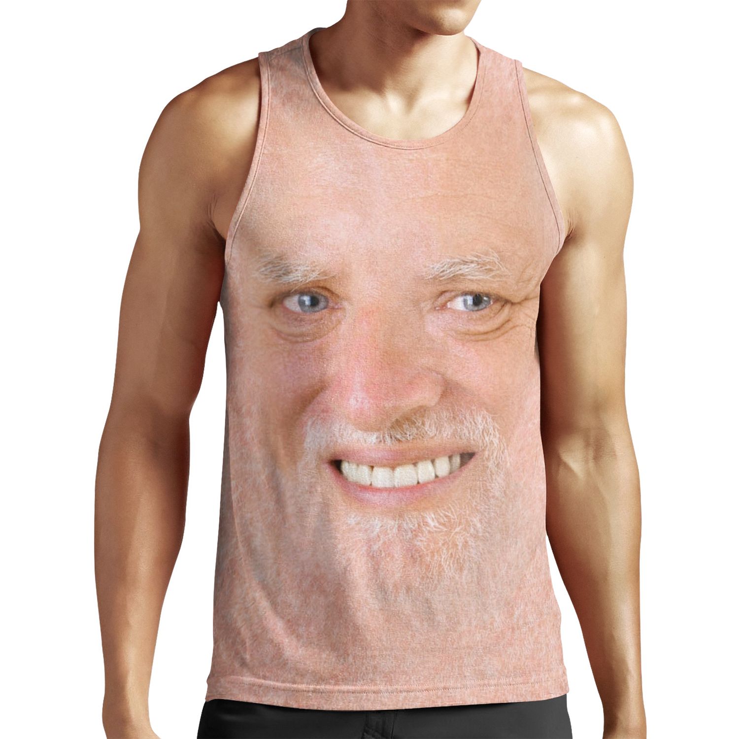 Hide The Pain Harold All-over-print Unisex Tank Top