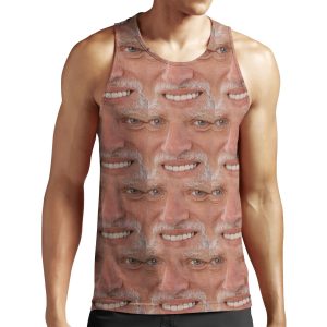 Hide The Pain Harold Meme Multiple Sad Guy Face All-over-print Unisex Tank Top