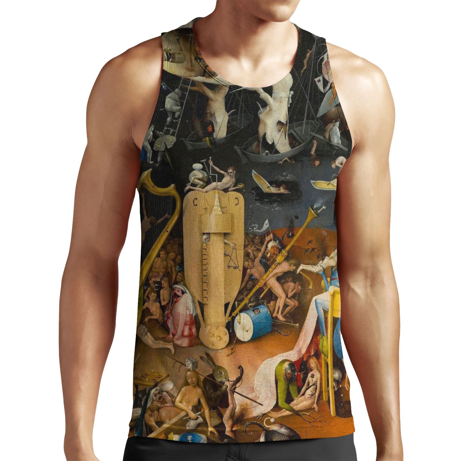Hieronymus Bosch The Garden Of Earthly Delights All-over-print Unisex Tank Top