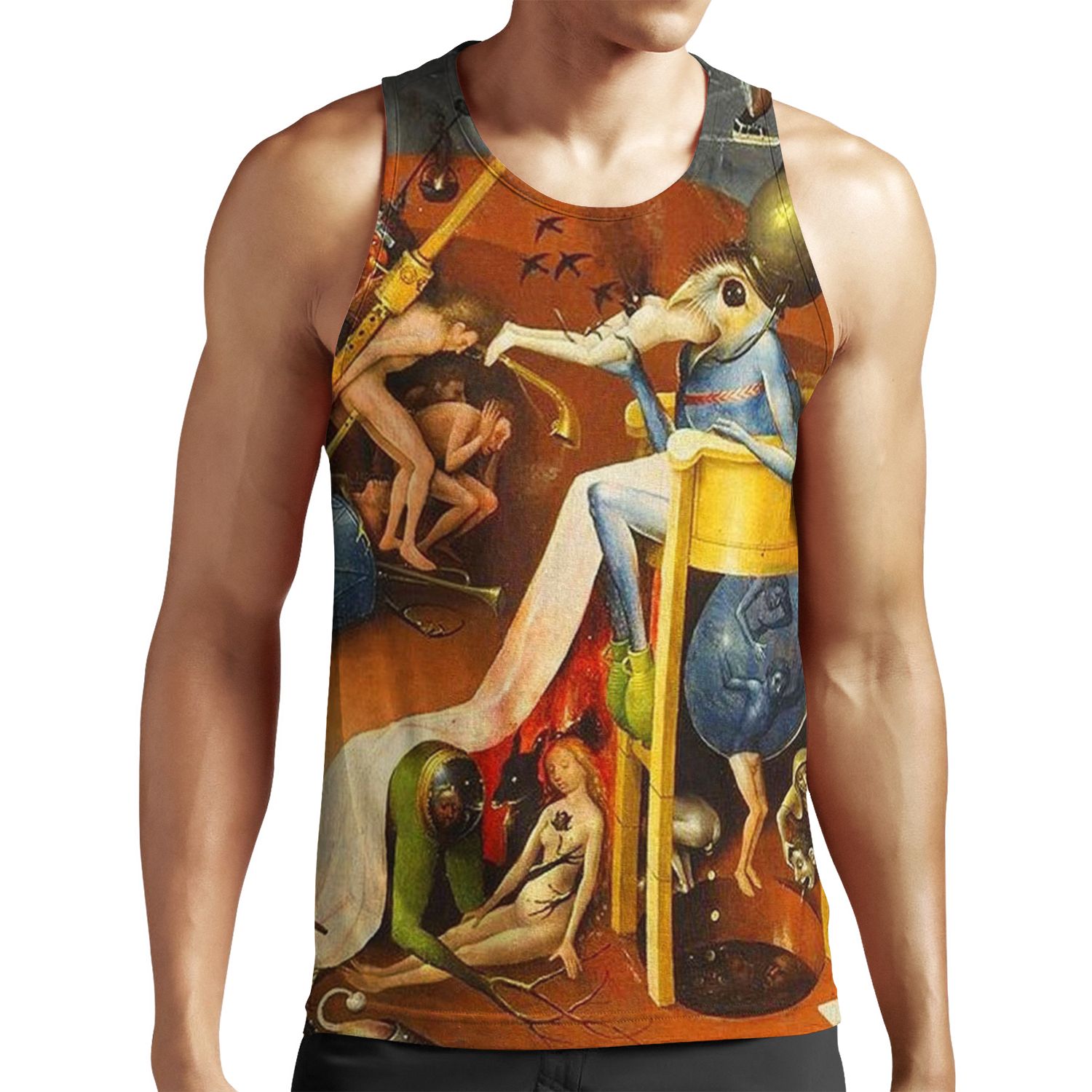 Hieronymus Bosch The Prince Of Hell The Garden Of Earthly Delights All-over-print Unisex Tank Top