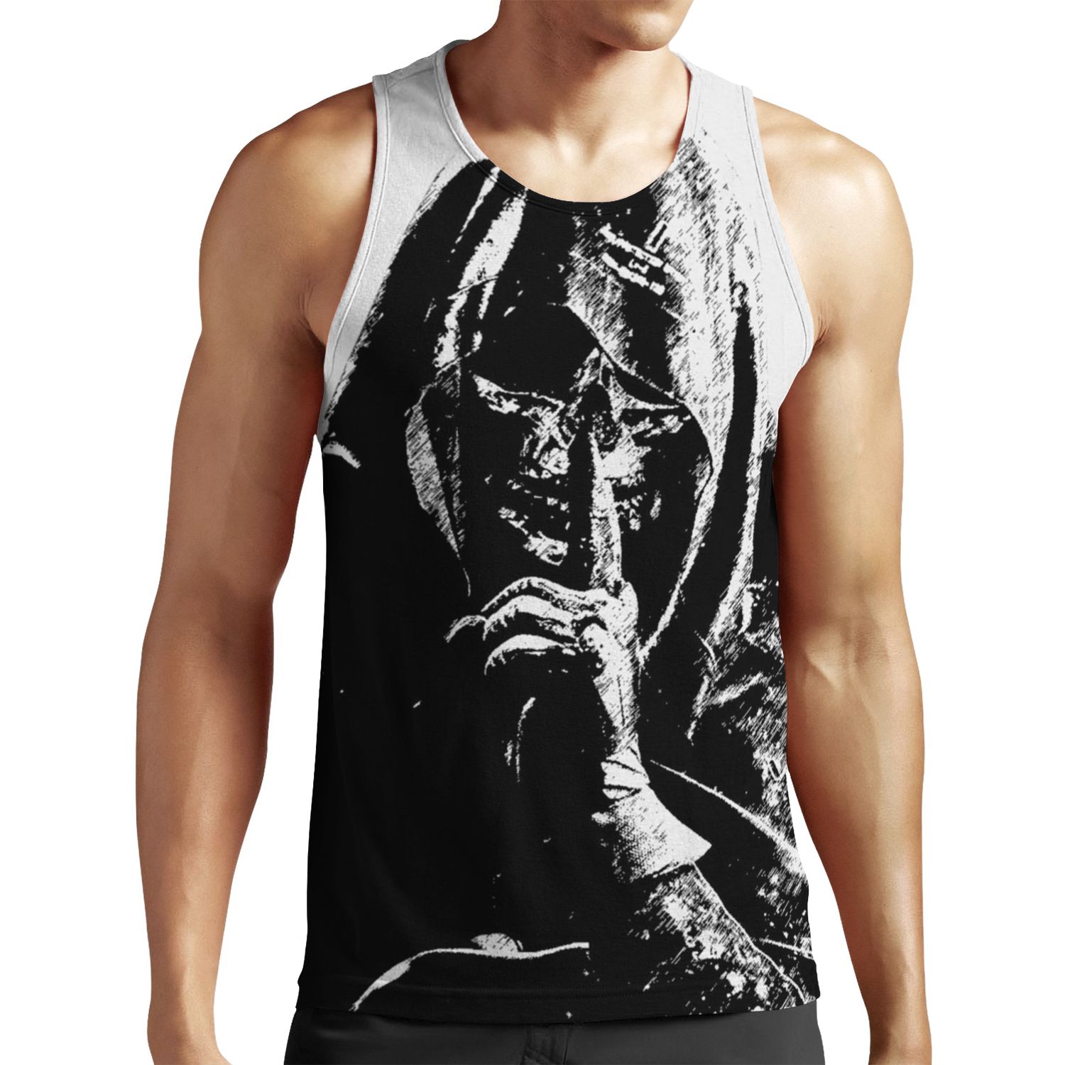Higgs Two Tone Death Stranding All-over-print Unisex Tank Top