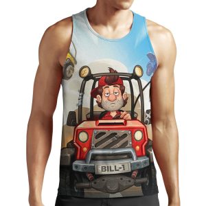 Hill Climb Racing 2 All-over-print Unisex Tank Top