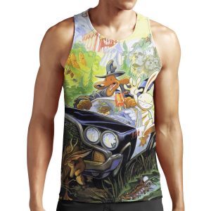 Hit The Road All-over-print Unisex Tank Top