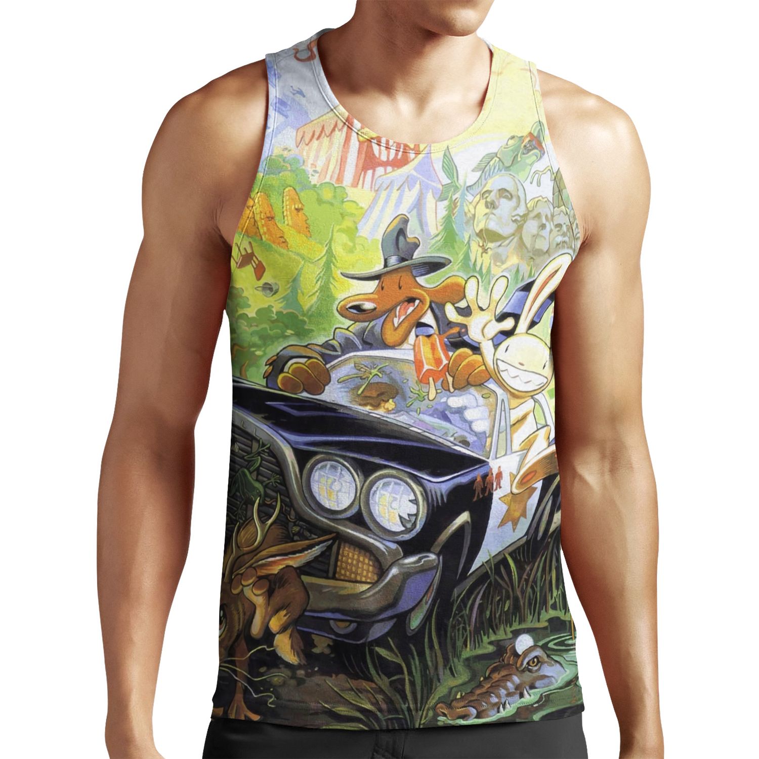 Hit The Road All-over-print Unisex Tank Top