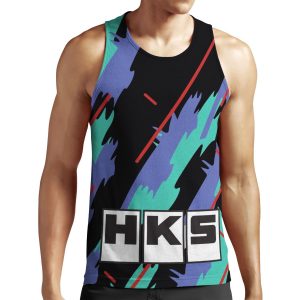 Hks Retro Pattern All-over-print Unisex Tank Top