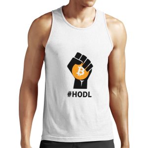 Hodl Bitcoin Btc Black Fist Holding Bitcoin All-over-print Unisex Tank Top