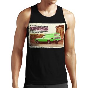 Holden Sandman Panel Van Nostalgic All-over-print Unisex Tank Top