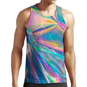 Holographic All-over-print Unisex Tank Top