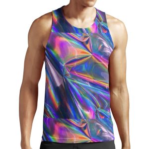 Holographic Material All-over-print Unisex Tank Top